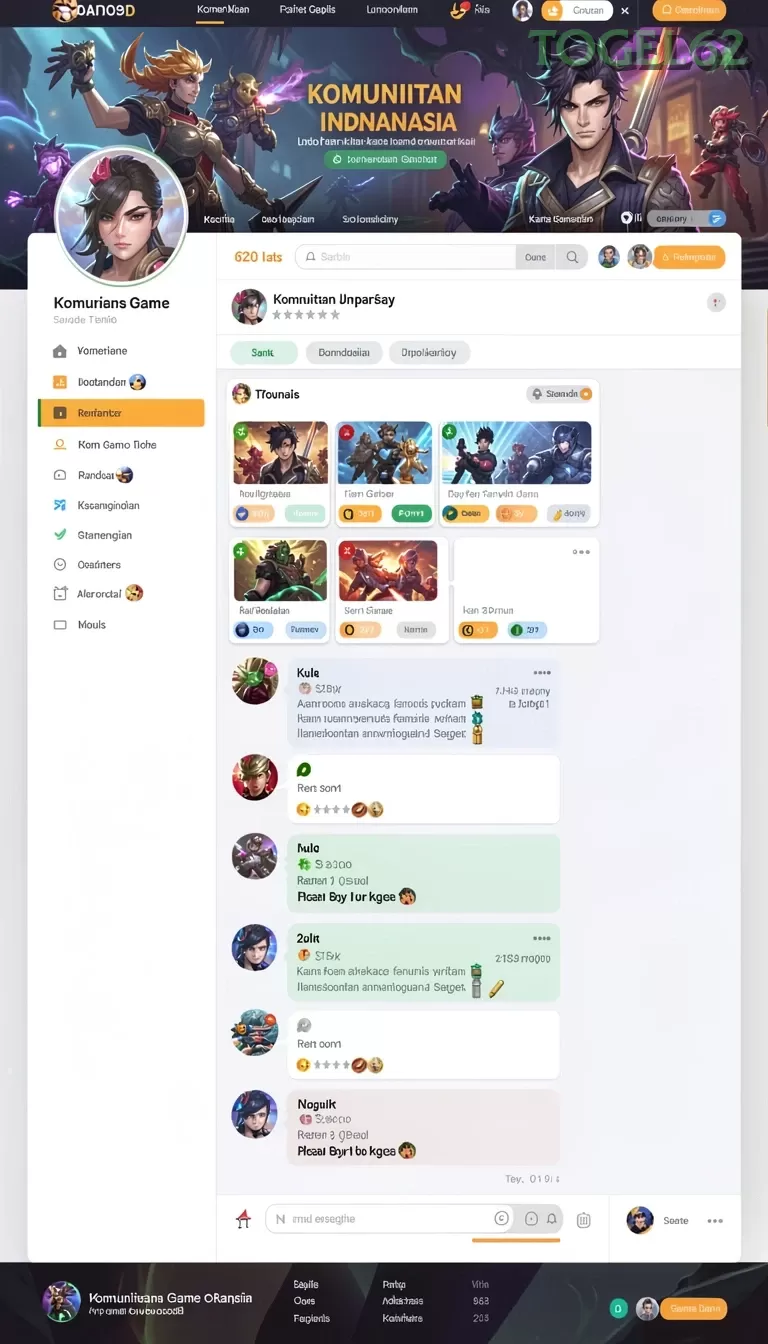 Cuplikan layar BIG777 — menu navigasi