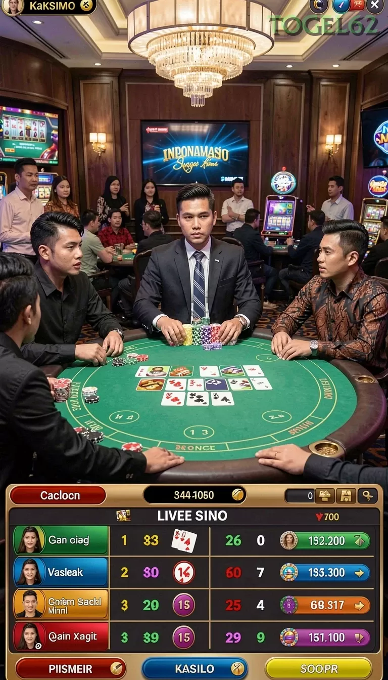 Cuplikan layar RP886 — menu navigasi